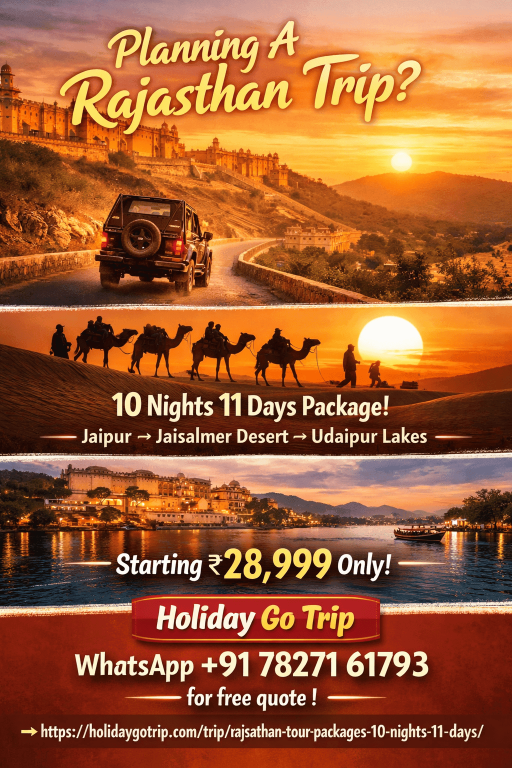 Select Rajasthan Tour Packages 10 Nights 11 Days Rajasthan Tour Packages 10 Nights 11 Days