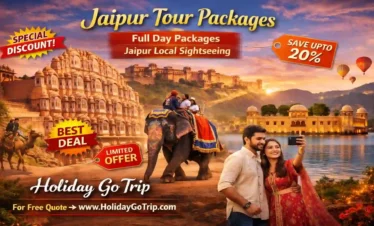 Jal Mahal water palace at sunset – Jaipur sightseeing tour photo stop