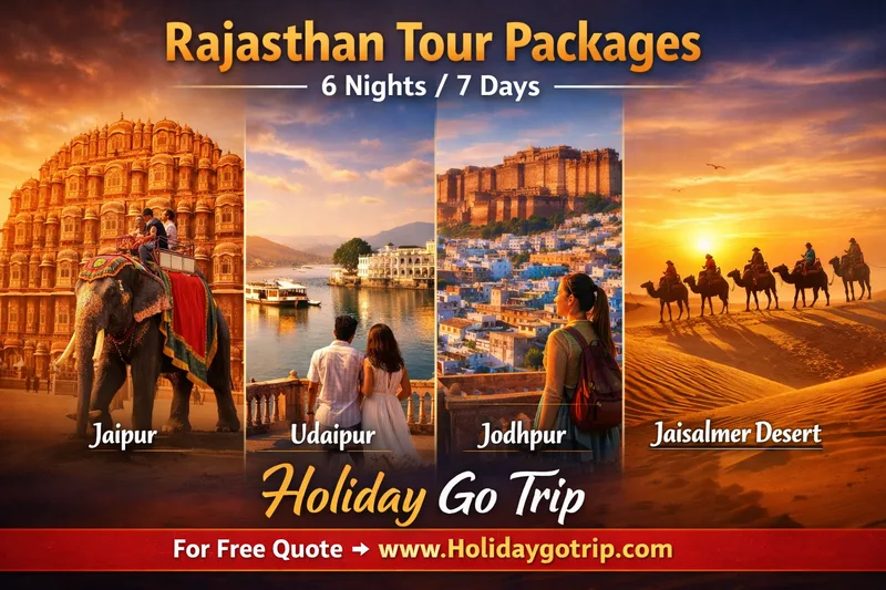 Rajasthan Tour Packages 6 Nights 7 Days Jaipur sightseeing