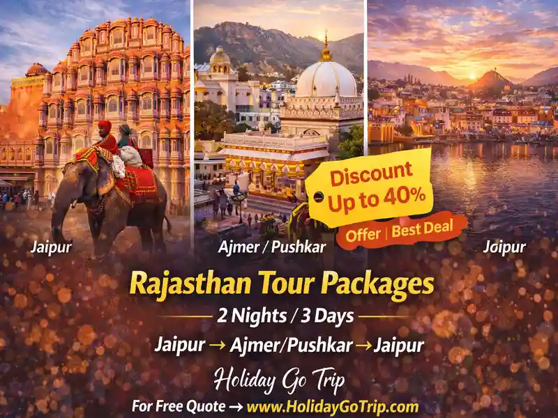Rajasthan Tour Packages 2 Nights 3 Days – Amber Fort Jaipur Sunset