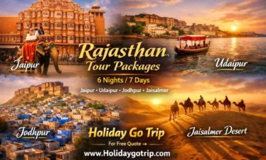 Rajasthan Tour Packages 6 Nights 7 Days itinerary map