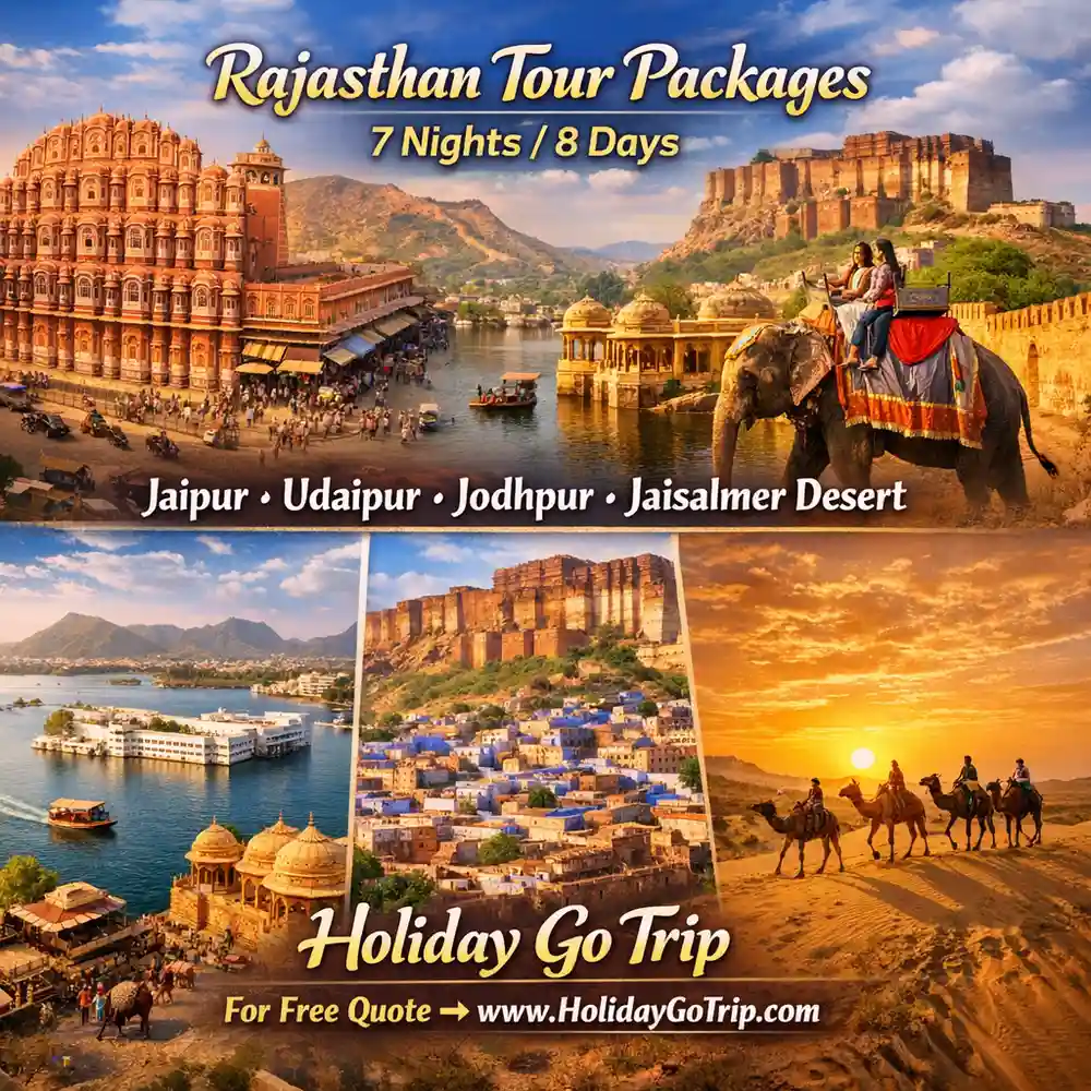 Udaipur Lake Pichola boat ride with City Palace view - Rajasthan tour packages 8 nights 9 days