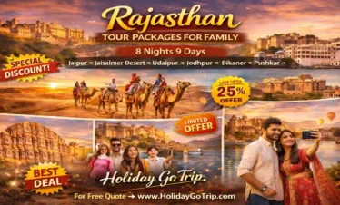 Happy family on Rajasthan tour packages for family at Amber Fort Jaipur